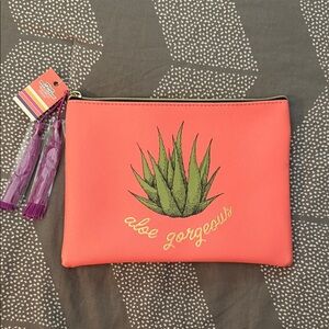 OLIVIA MOSS | NEW Plant Perfection "Aloe Gorgeous" Cosmetic Bag